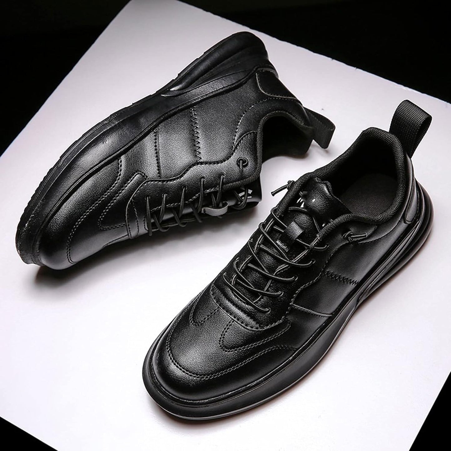 Tenis Casual De Piel Para Hombre – Estilo Sofisticado, Confort Diario [Edición Limitada]
