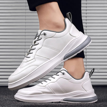 Tenis Casual De Piel Para Hombre – Estilo Sofisticado, Confort Diario [Edición Limitada]
