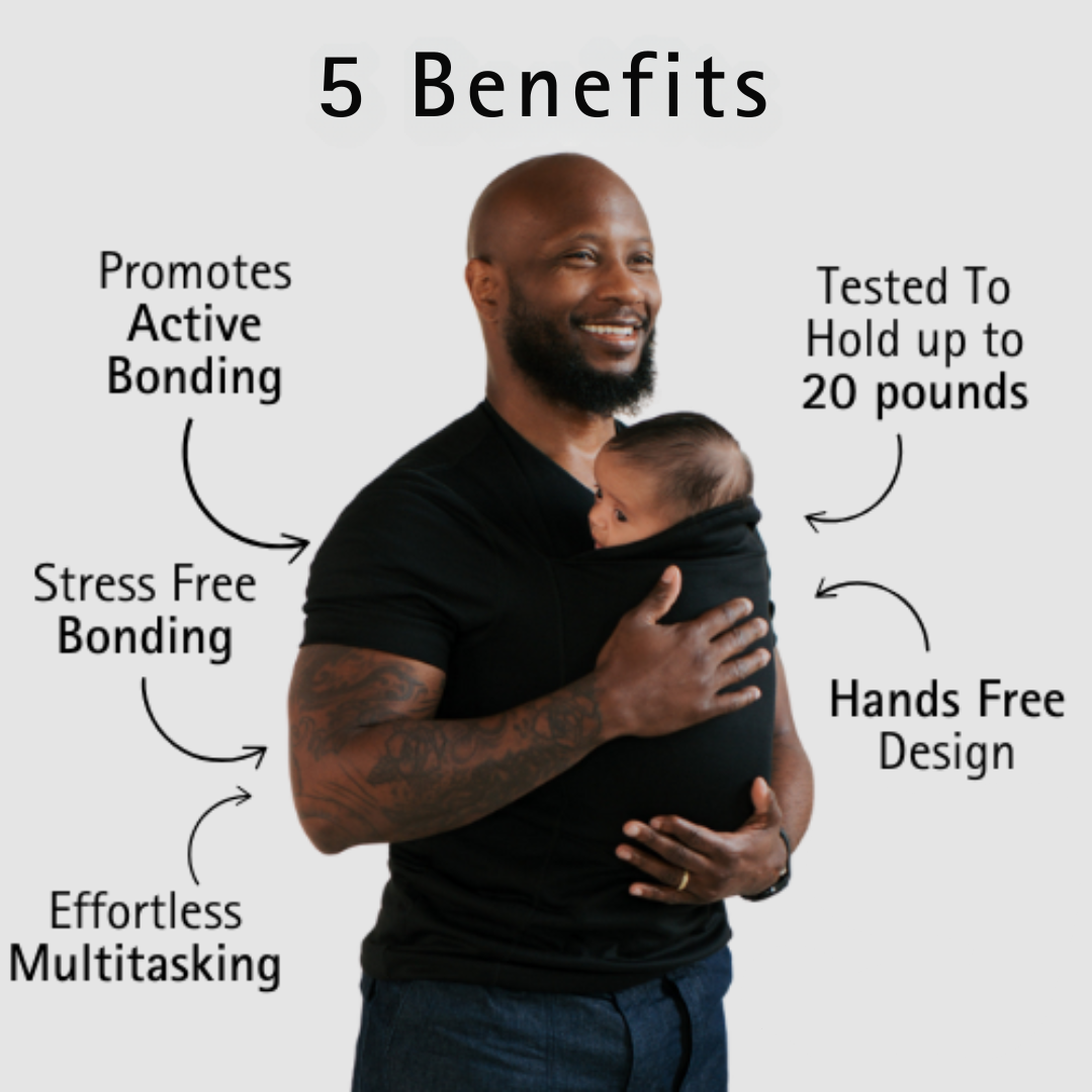 Abrazo™ | Camiseta y Regata Portabebés para Mamá y Papá