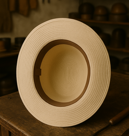 Sombrero Panamá 2025 Unisex – Minimalista, Artesanal, Paja Premium