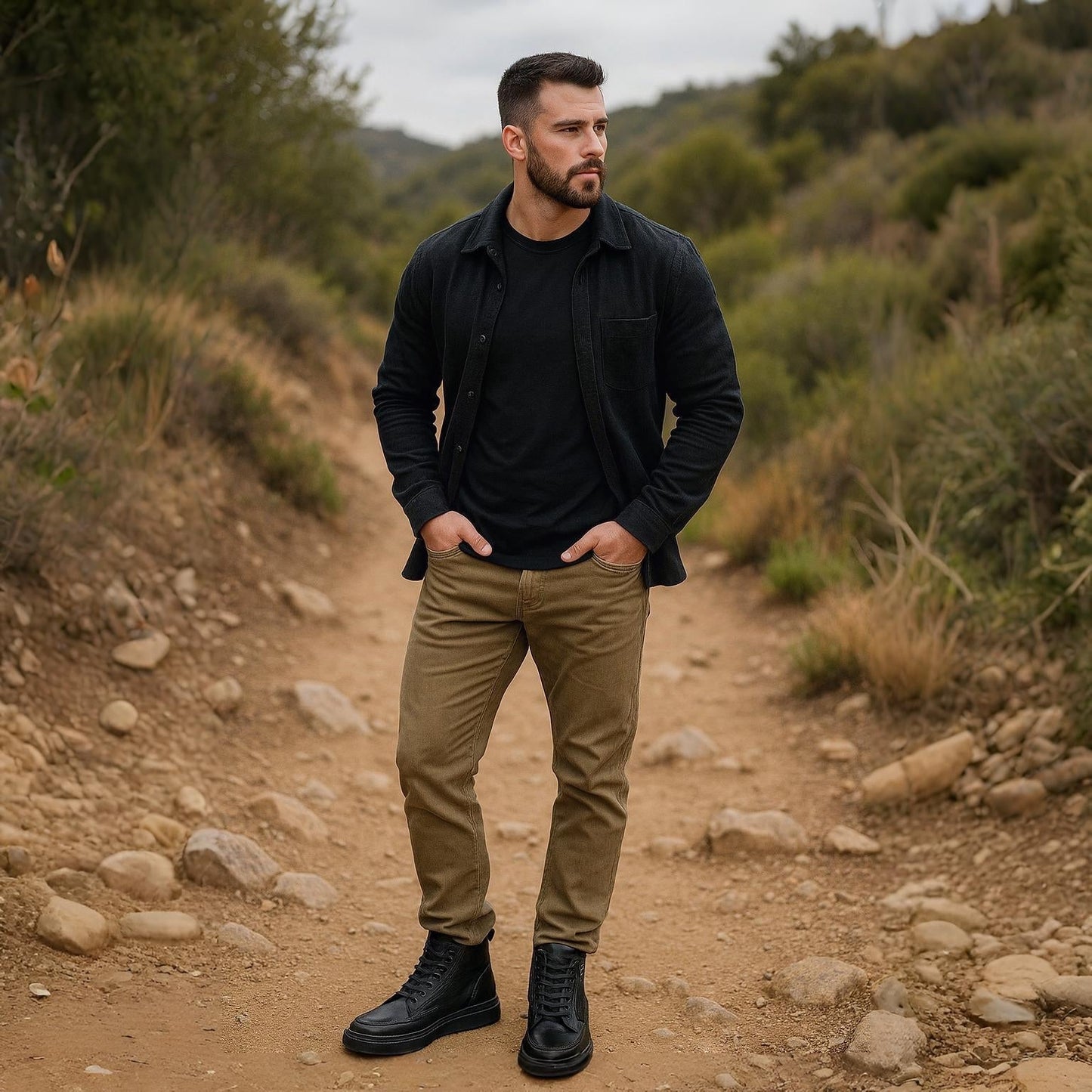 Tenis Híbridos de Cuero para Hombre – Versión 2025 | Ultra Resistencia, Confort Absoluto