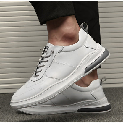 Tenis Casual De Piel Para Hombre – Estilo Sofisticado, Confort Diario [Edición Limitada]