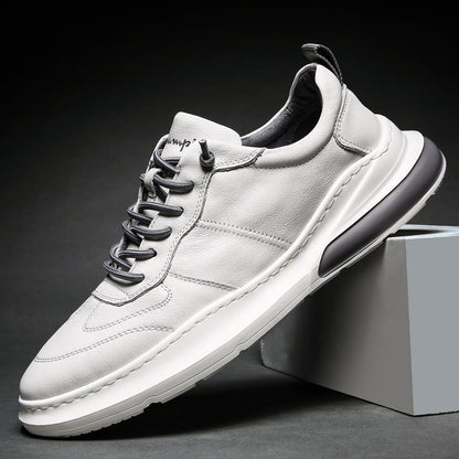 Tenis Casual De Piel Para Hombre – Estilo Sofisticado, Confort Diario [Edición Limitada]