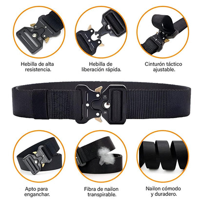 Promoción X3 Correas Tácticas Cinturón Militar Ajustable Correa Reata LSD-02x3 - Montserrat